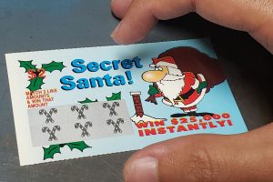 christmas fake lottery tickets