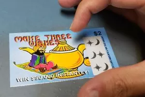 fake lottery tickets