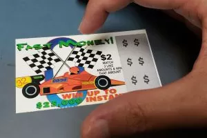 fake lottery tickets